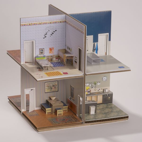 paper pop up dollhouse