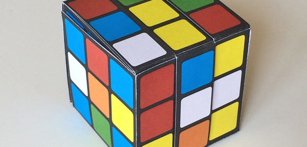 Functional Paper Rubik's Cube 3x3x3