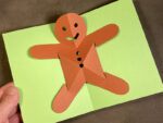 Jumping Gingerbread Card