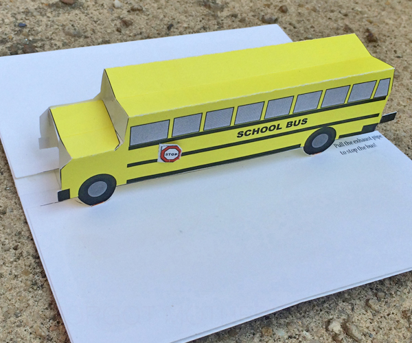 3D school bus