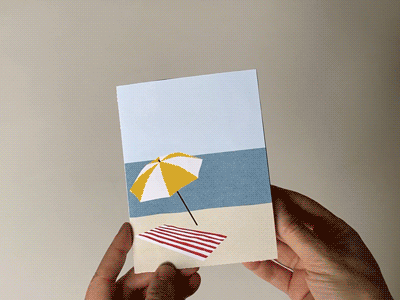 Seagull pop-up card